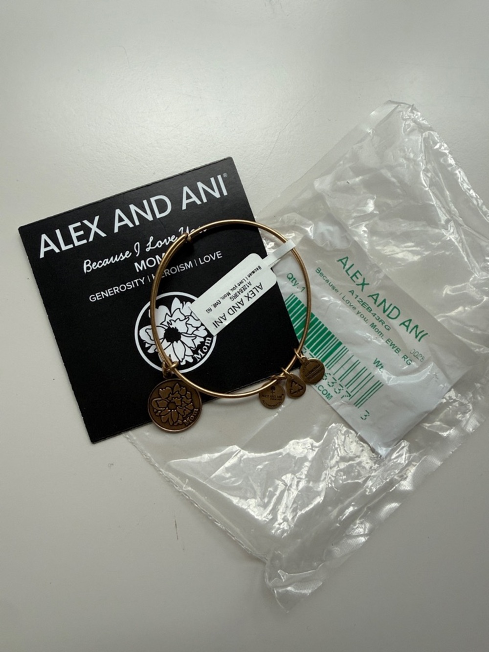 Alex and Ani Gold Charm Bangle Bracelet